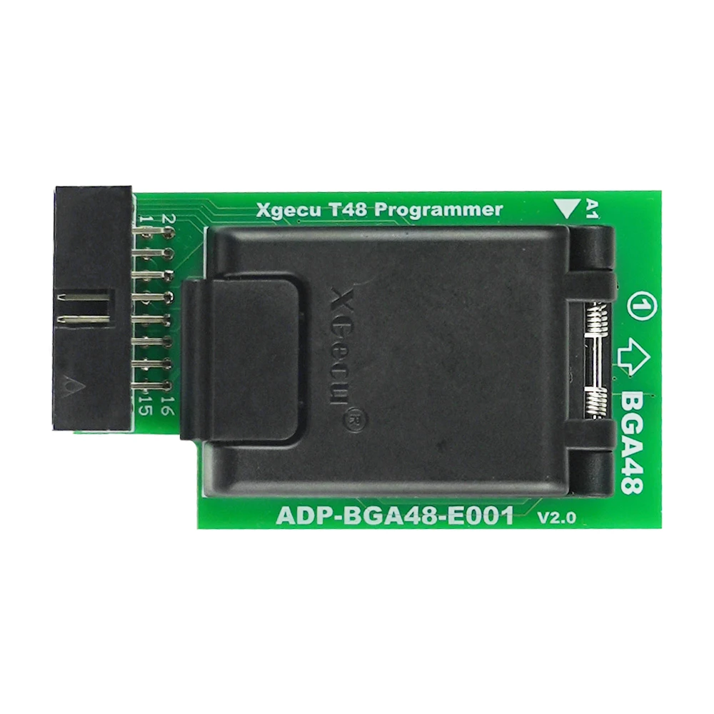 Imagem -04 - Adaptador para Programador Xgecu T48 Nand Flash Pacote de Chip Atualização Melhores Recursos Bga48 Bga63-dip48 100 Original Bga63