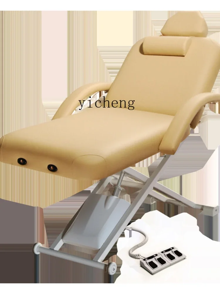 XL Electric Lifting Multifunctional Massage Massage Couch Lift Back Massage Bed Bone Correction Bed