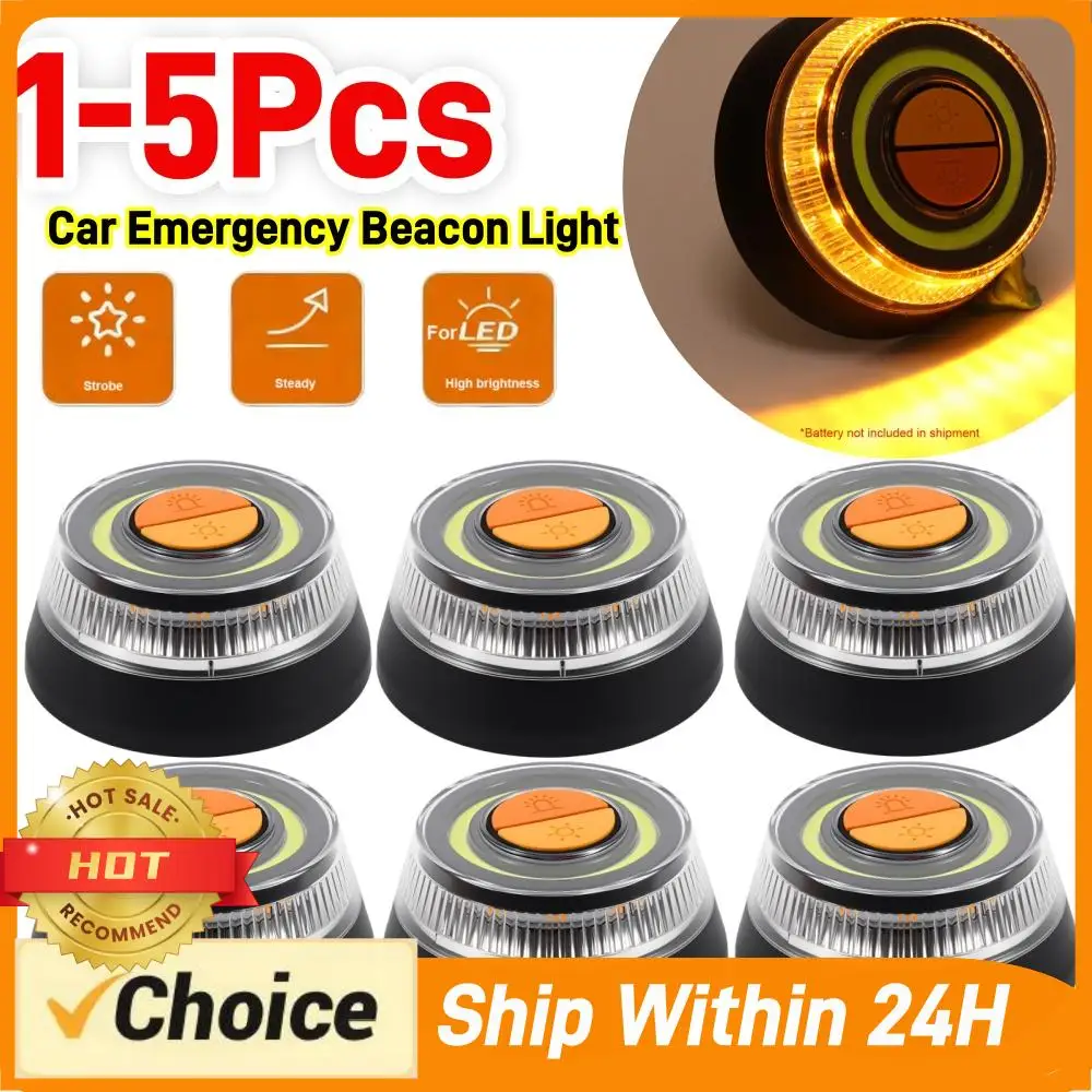 

For Car Emergency Strobe Light - Super Bright LED Flash Beacon with Magnetic Mount, Waterproof Hazard Warning Light for Vehicles