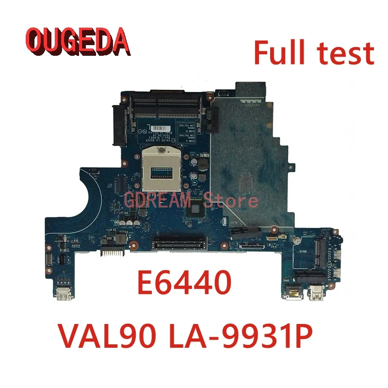 

OUGEDA CN-0X8DN1 0X8DN1 VAL90 LA-9931P Laptop Motherboard For DELL Latitude E6440 PGA947 HM87 Mainboard Full tested