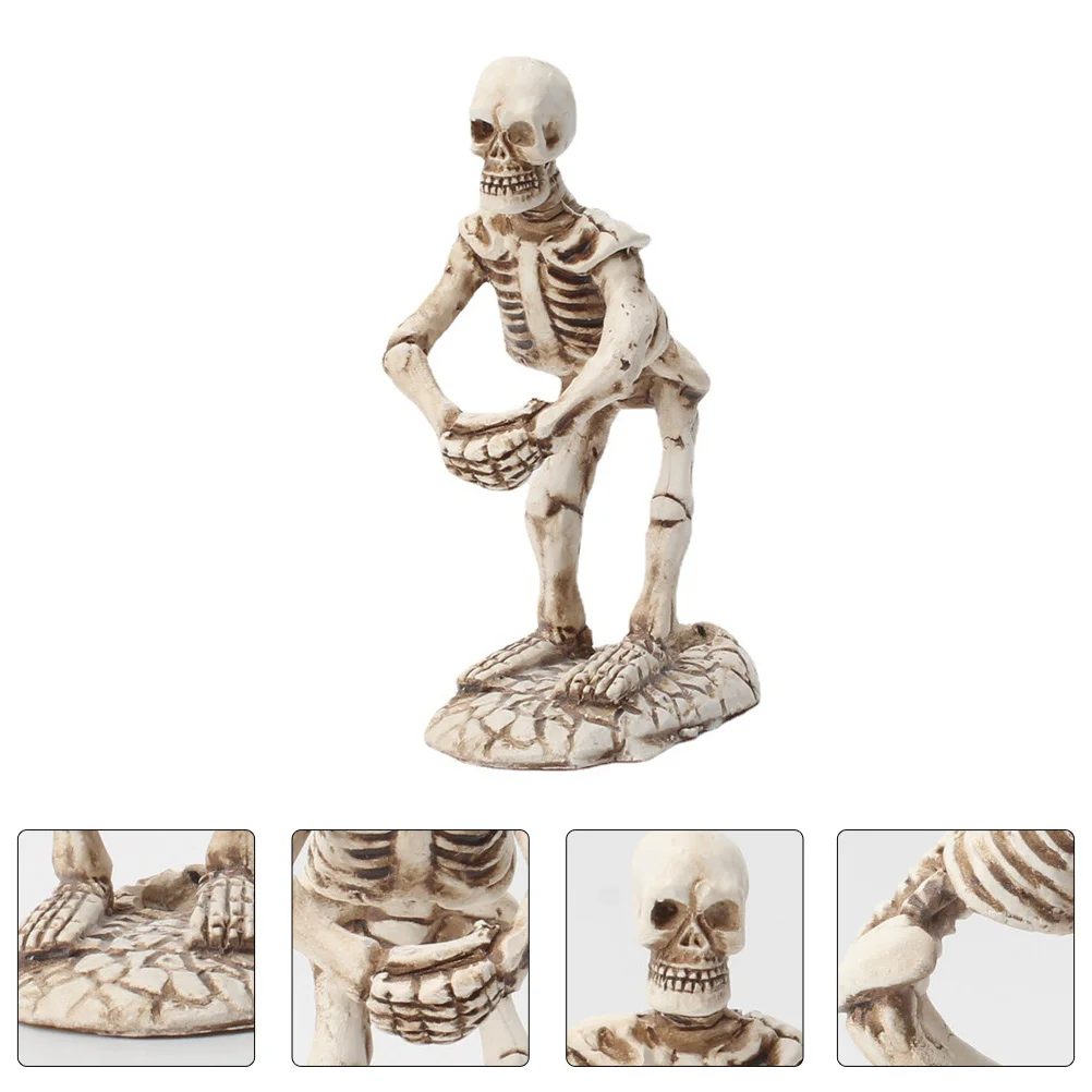 

1Pcs Creative Pen Holder Gothic Style Resin Desk Organizer Halloween Decor Multipurpose Storage Rack