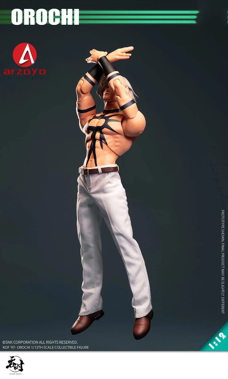 TUNSHI STUDIO TS-015 1/12 Orochi مزدوج الرأس عمل الشكل 17 سنتيمتر الذكور الجندي تمثال نموذج مجموعة كاملة لعبة تحصيل