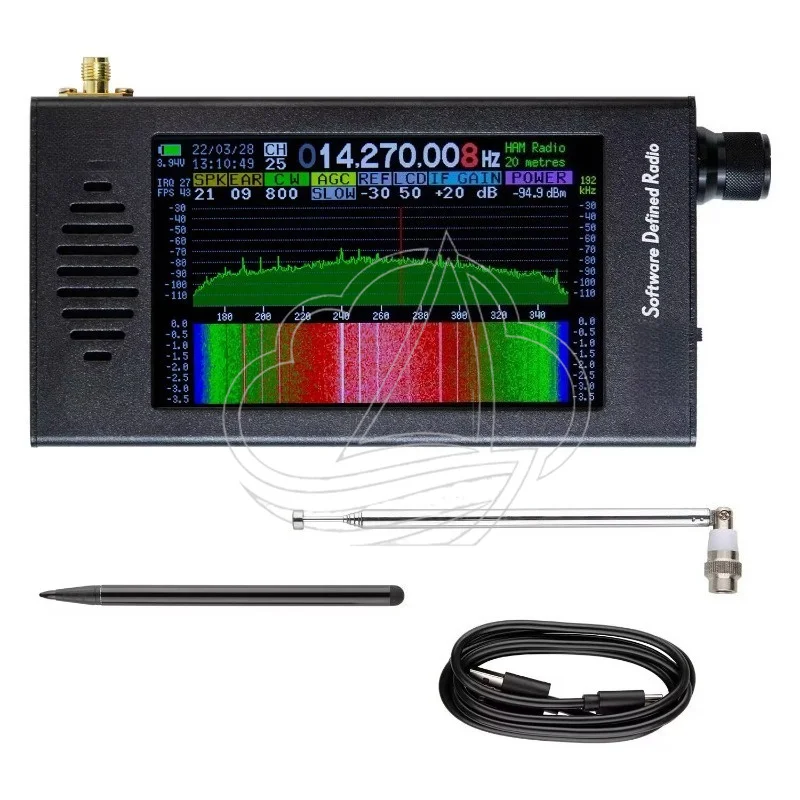 Original Shortwave FM SDR Radio Antenna 100k-149MHz Wideband Receiver Aerial DSP2 for Portable Wireless Signal Reception