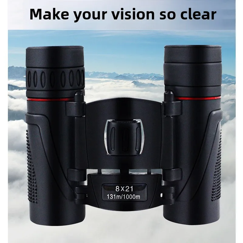 Mini 8x21 Binoculars High Power High Definition Mobile Phone Children's Night Vision Outdoor Portable Concert Telescope