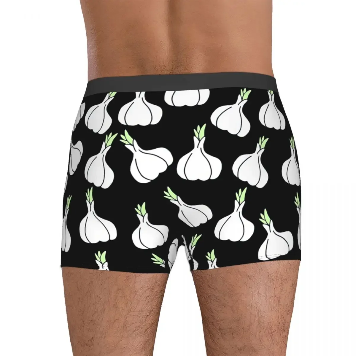 Boxer Underpants Shorts Cute Garlic Panties Men Comfortable Underwear for Homme Man Boyfriend Gift