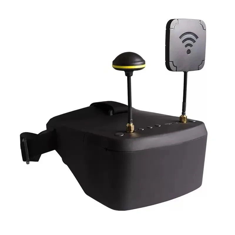Eachine 800D 5.8G 40CH 5 Inch High Resolution FPV Viewing Headset Diversity Signal Wireless Video Eyewear With DVR & Battery
