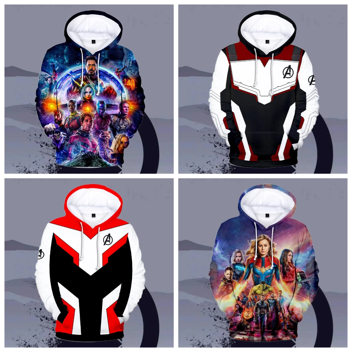 

Marvel The Avengers 4 Endgame Quantum Realm Baby Boys Girls Costume Hoodies Men Hooded Family Zipper End Game Sweatshirt Jackets