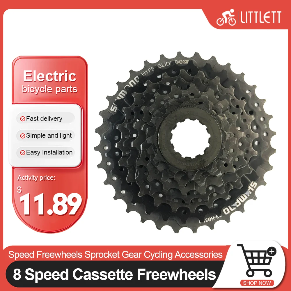 Roda livre de velocidade de bicicleta elétrica para substituir cassete traseira de ebike, peças de bicicleta de volante de bicicleta, velocidade CS-HG31-8, 11-32t, 8 s-32t