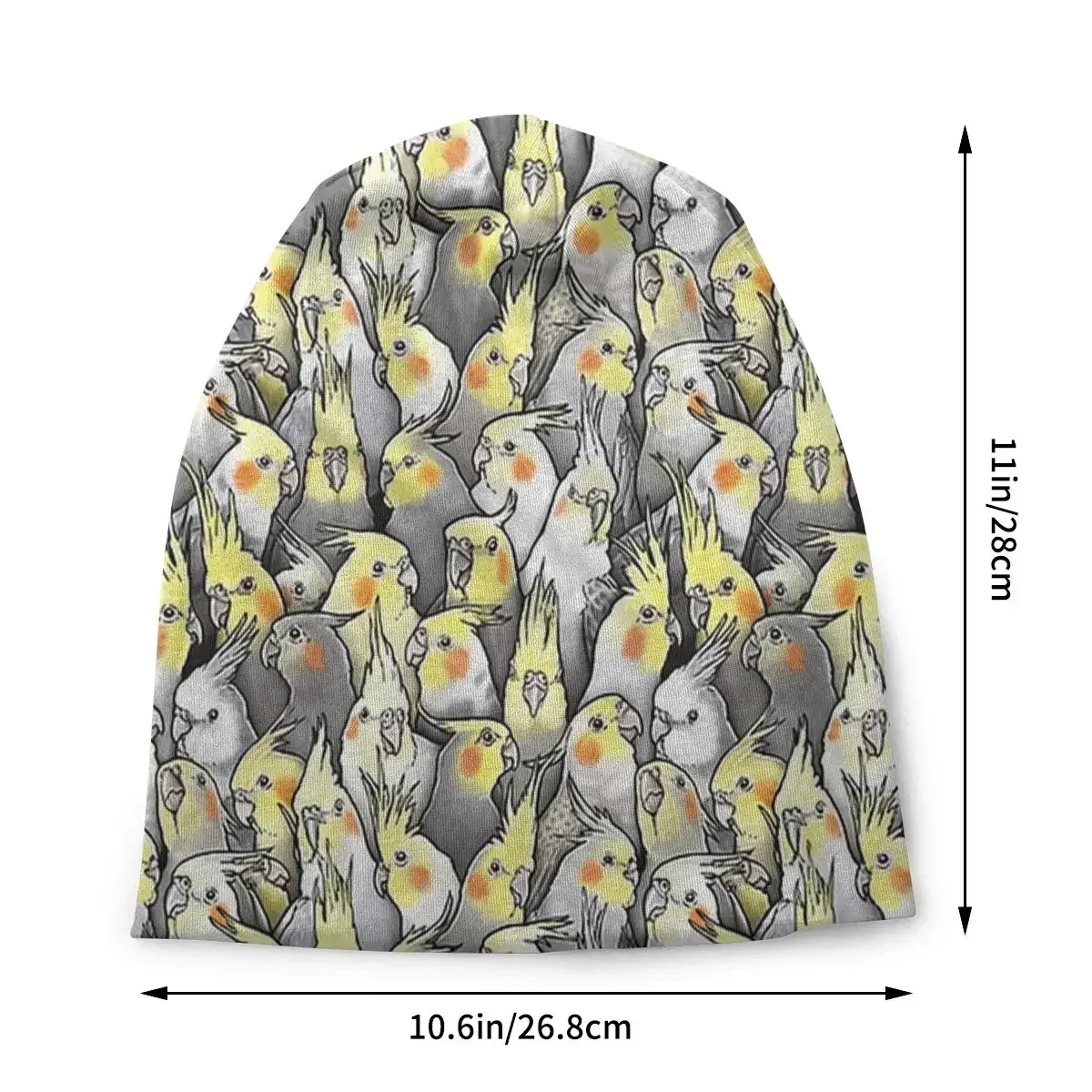 Cockatiels Galore Beanies Pullover Cap Comfortable , Adult Men's Woman Knit Hat