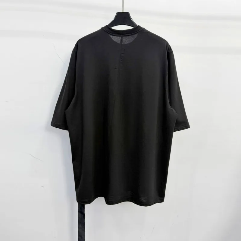 HKSH Summer New Men Tide Dark Avant-Garde Short-Sleeved T-shirt Portrait Print Loose Regular Shoulder Casual Design Tees HK23267