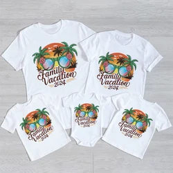 Family Vacation 2024 Making Memories Together Matching Shirt Adult Kids T-shirt Tops Baby Romper Travel Faimily Look Outfit Tees