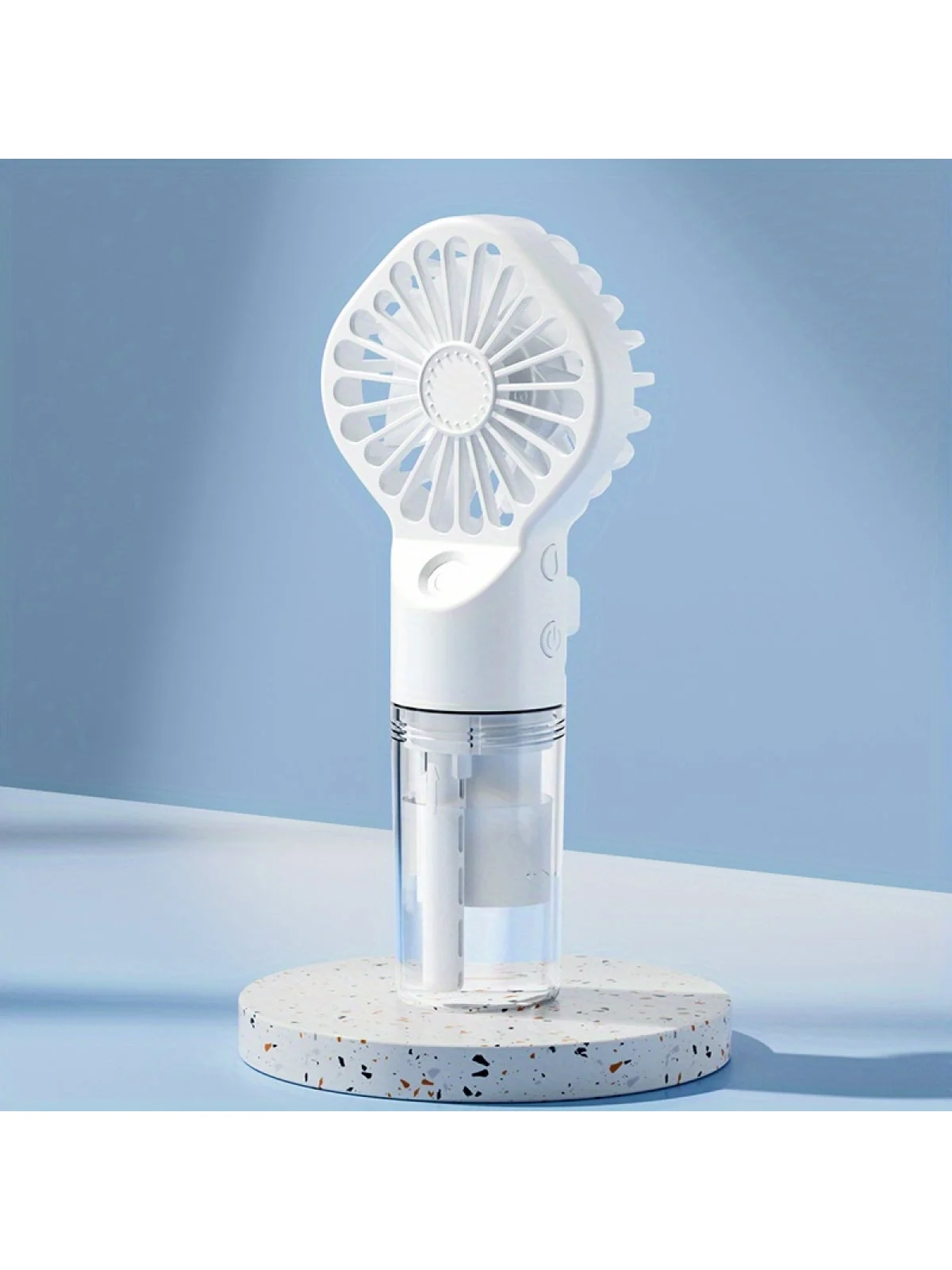 

Portable Rechargeable Handheld Misting Fan - Battery Operated Mini Face Steamer For Travel & Outdoors(Long Press The Power Switc