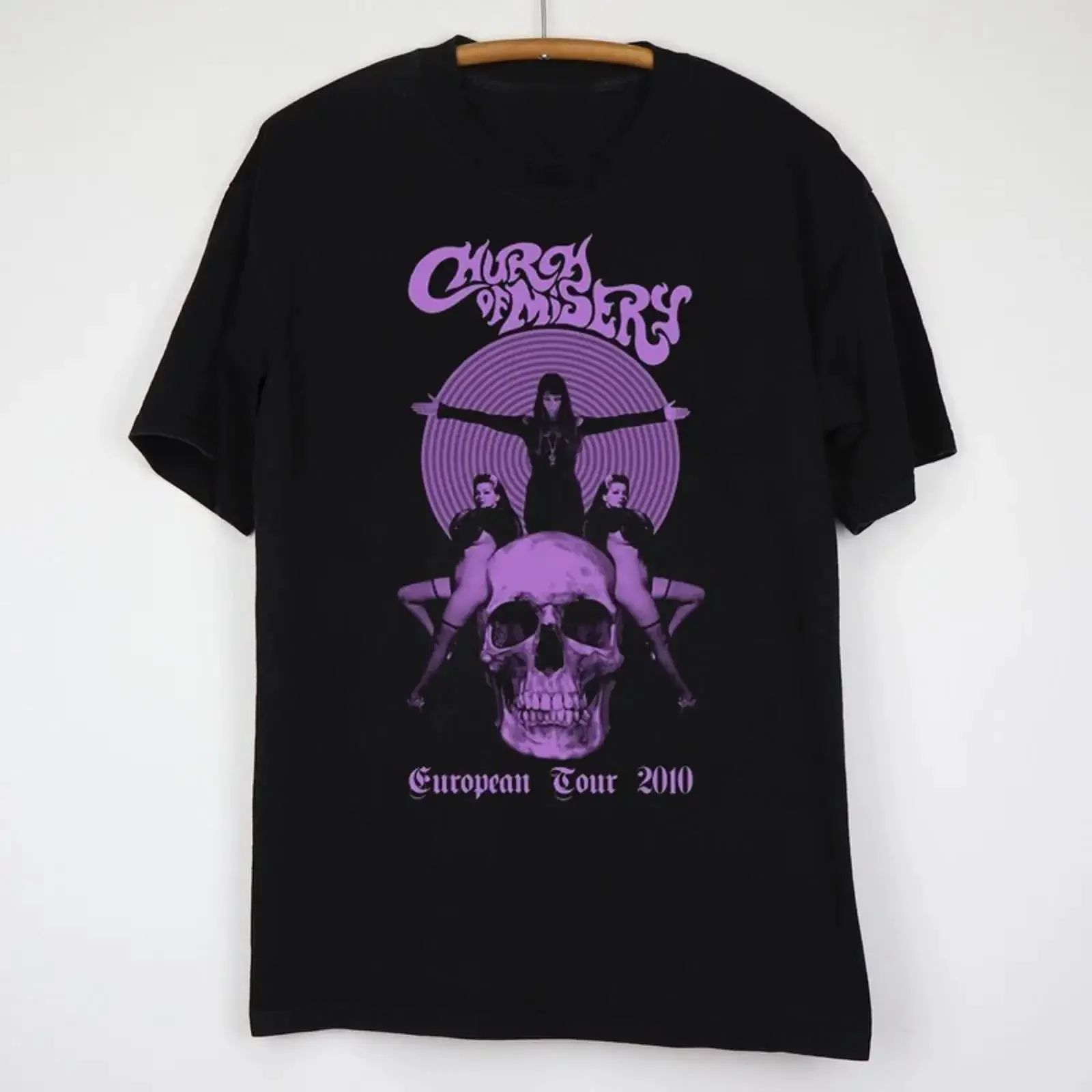 T shirt Church Of Misery Band maglietta unisex cotone regalo per ventaglio tutte le taglie DM07 vintage Washed Casual Stylish