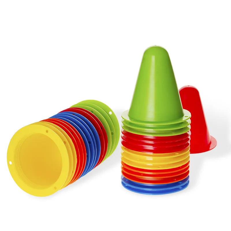 5Pcs 8CM Skate Marker Cones Roller Skating Pile Skateboard Soccer Training Marker Sign Bucket Road Cone Obstacles Roadblocks