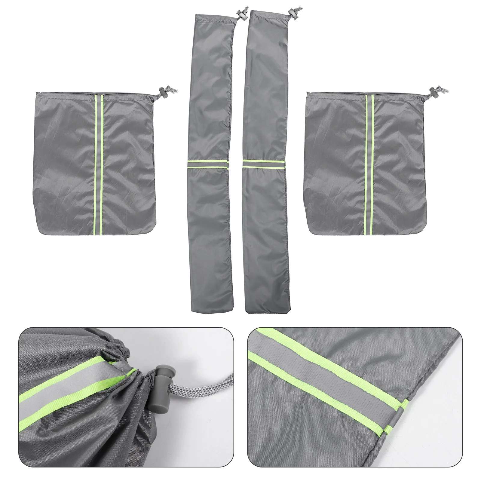 4 قطعة غطاء ممسحة زجاج أمامي الثقيلة مقاوم للماء الثلوج الجليد حماية العالمي اكسسوارات السيارات الشتوية الغبار برهان حنفية في الهواء الطلق #1