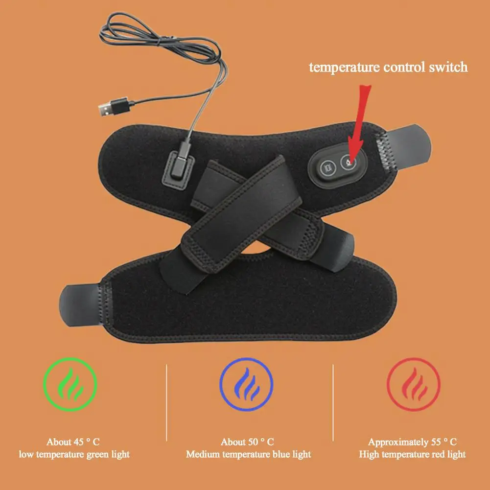 Ankle Massager With Heated Foot Heating Pad For Achilles Tendonitis Relief Smart Ankle Foot Massager Heated Foot Ankle Wraps