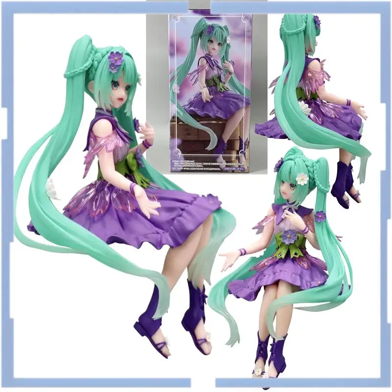 

В наличии Подлинная Furyu Hatsune Miku Фиолетовый Космос Цветочная Фея ПВХ Коллекционная Новая и нераспечатанная фигурка Модель игрушки в подарок Оригинал