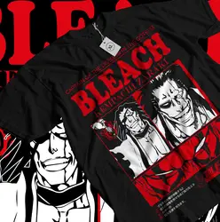 Zaraki Kenpachi T-shirt Byakuya Anime Comic Bleach Japanes Gift Shirt All Size