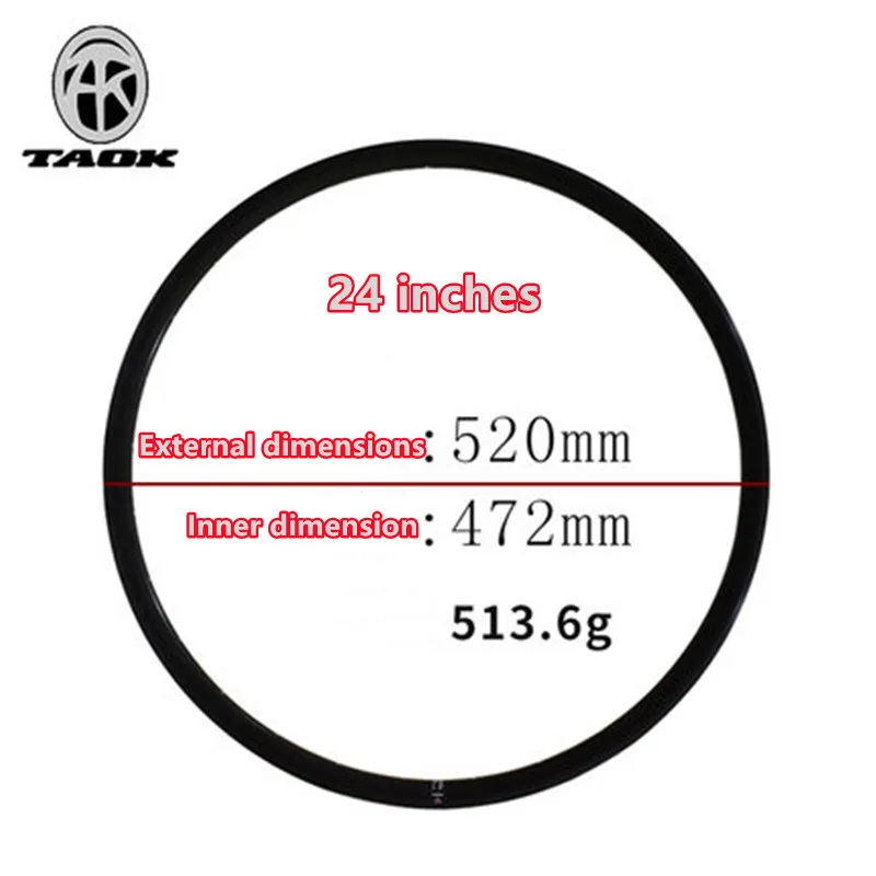 Aluminum Alloy High-Strength Disc Brake, Double-Layer Rim, Mountain Bike, 20242627.529 Inch