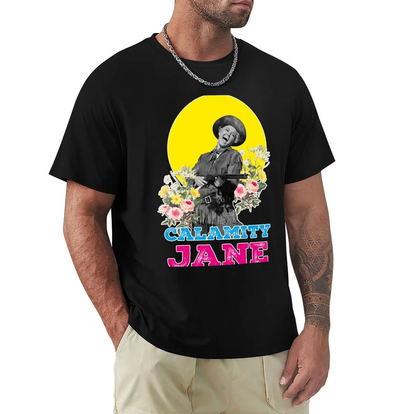 Calamity Jane, film, 50s T-Shirt Breathable Workout Short Sleeve Top