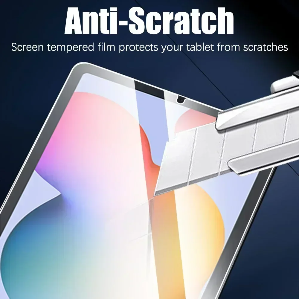 Protector de pantalla HD a prueba de arañazos, vidrio templado para Samsung Galaxy Tab S6 Lite 10,4, 2024, 2020, 2022, película protectora de pantalla, 2 uds.