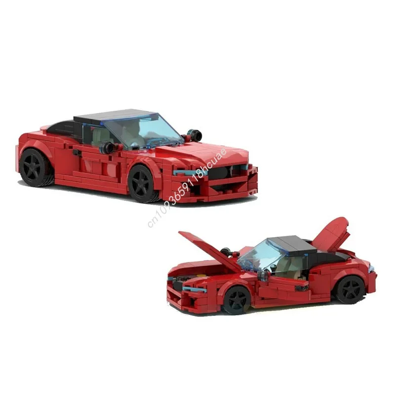 

342pcs MOC BMWer Z4 G29 serie M - Red City Champions Super Car Building Blocks Children's Christmas toy Gift Model Construction