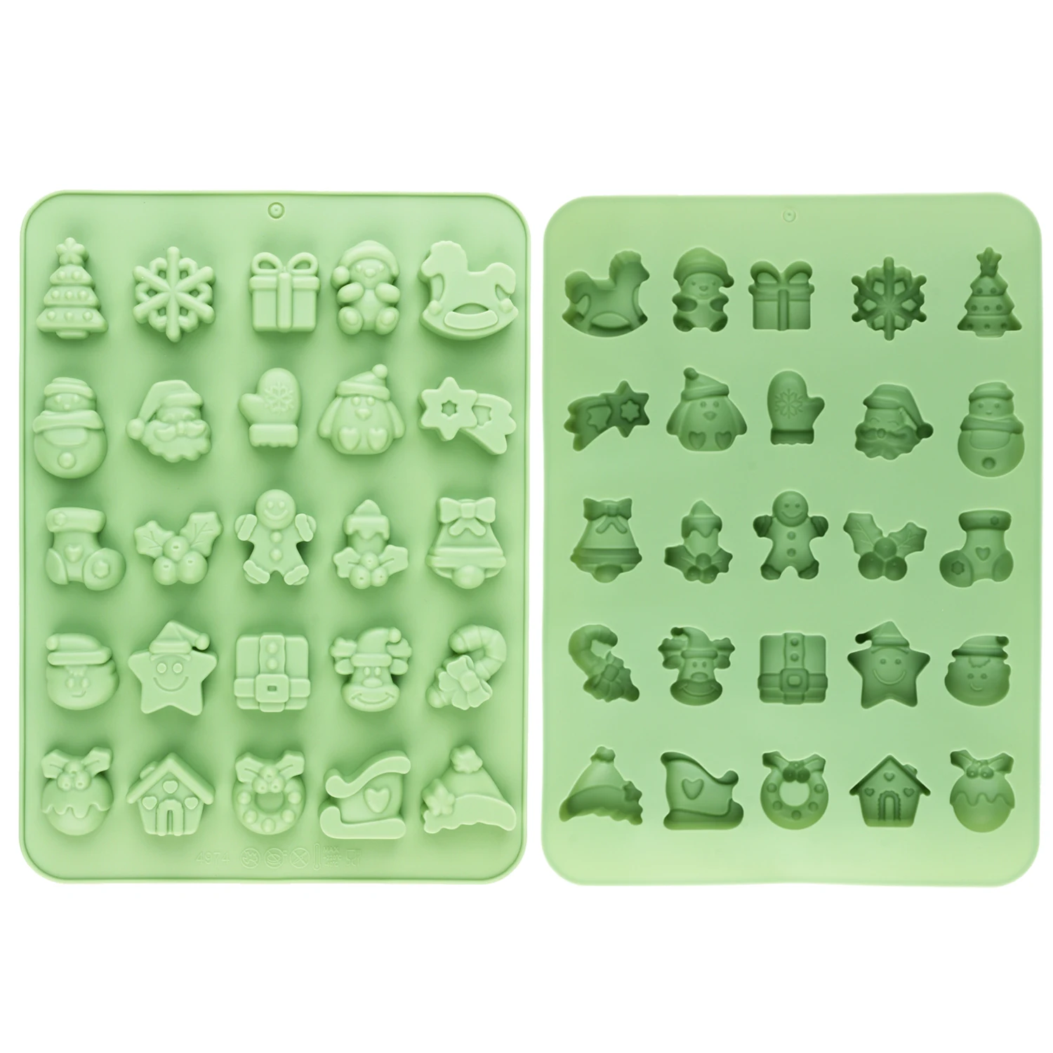 Christmas-themed silicone choc - Soap Making Jelly recension och pris