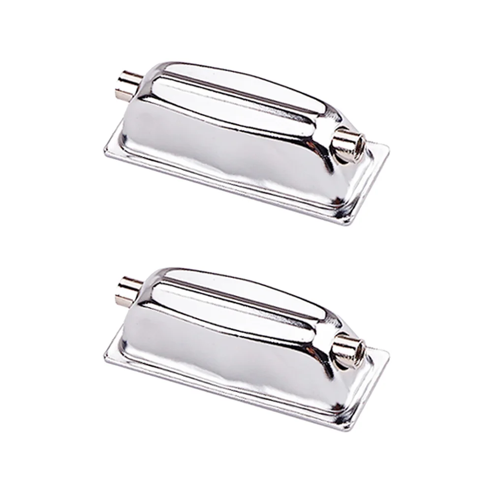 2-teiliges Drum Ear Tom Ersatzteile Eisen Lug Connector Percussion Snare Metall Dual-End Lugs Double-End Set