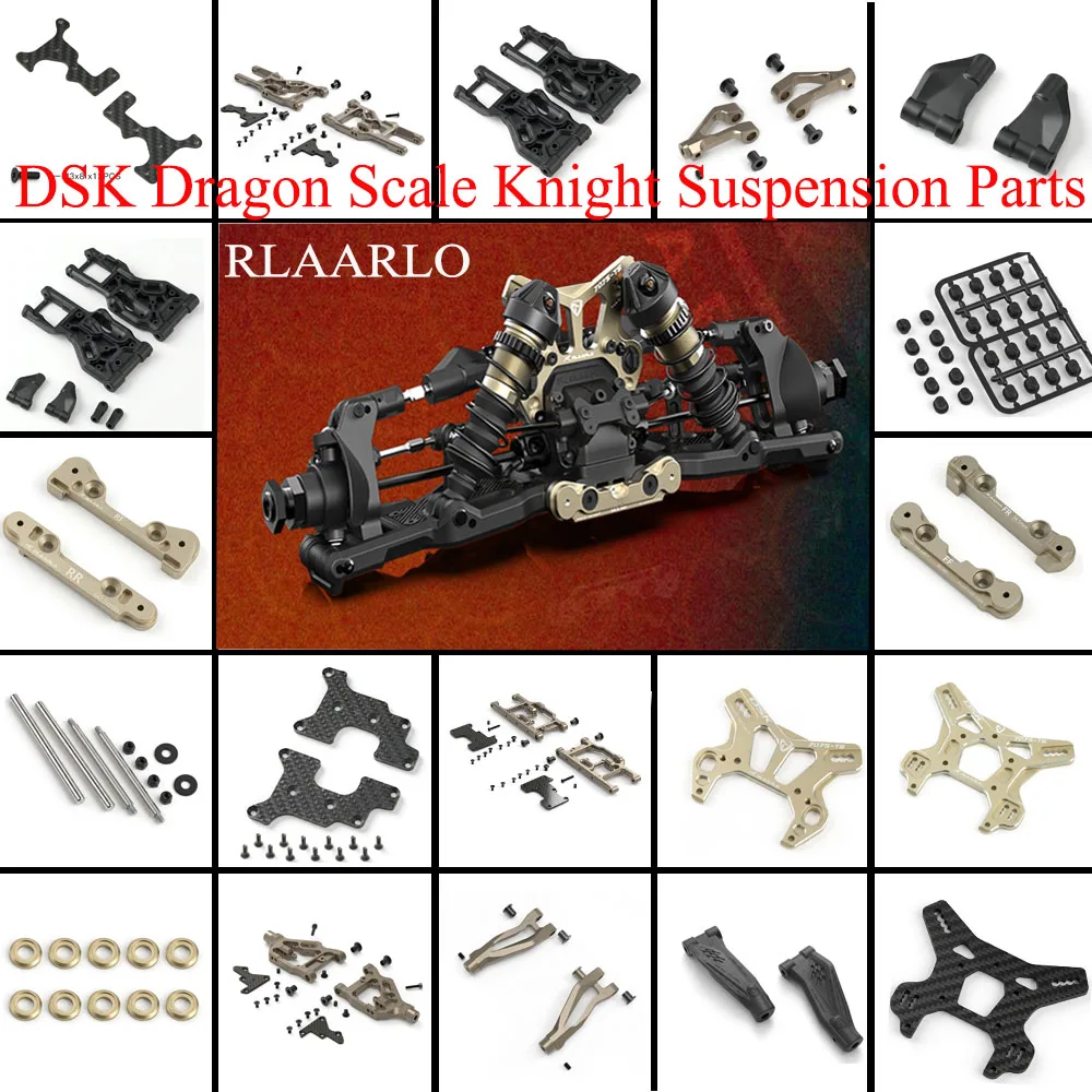 Ralalo DSK Dragon Scale Knight Accessories Shock Absorber Plate Butterfly Frame Swing Arm Axis Pin Arm Code Rlaarlo 1/8