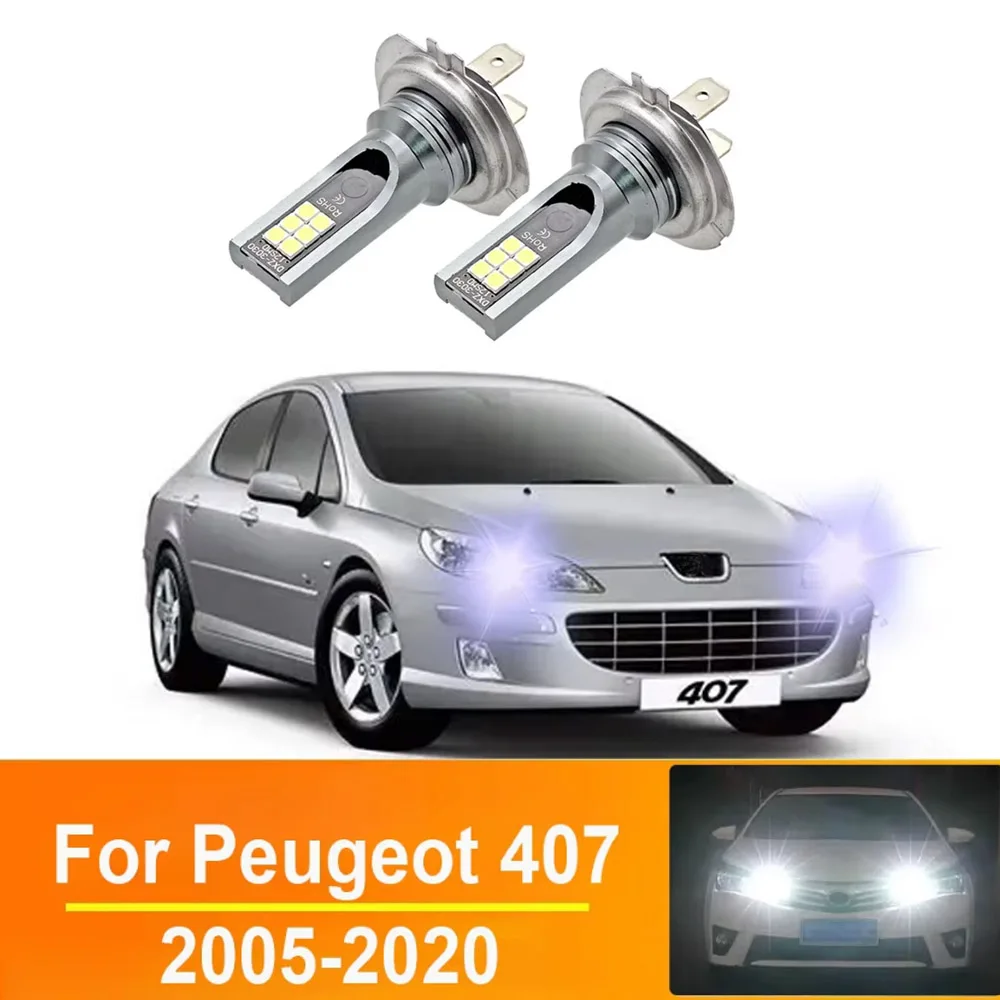 

Canbus H7 Car Headlight Halogen Light Bulbs For Peugeot 407 2005 2006 2007 2008 2009- 2014 2015 2016 2017 2018 2019 2020