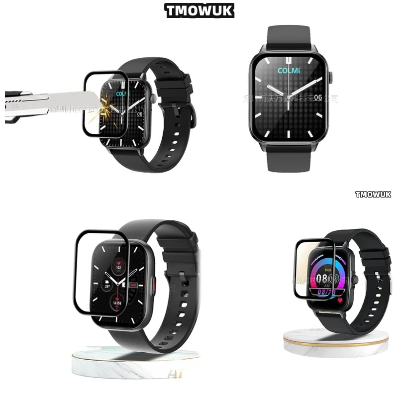 

For Colmi C60 C80 P68 P28 Full Cover Screen Film, Soft Flexible 3D Curved Anti - Scratch PMMA Film