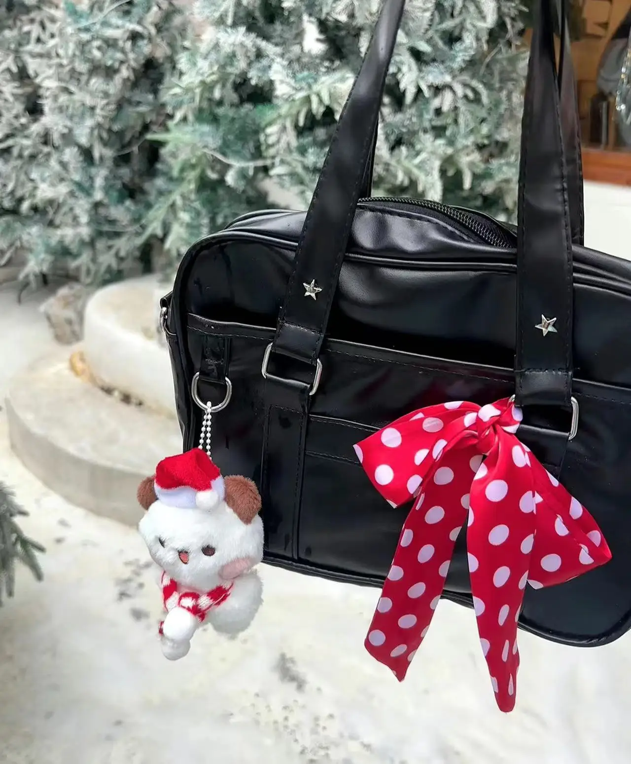 Sac à dos de poupées Bubu et Dudu KrasnoPmotAimants, chapeau de Noël, accessoires de couple, cadeaux de collection, jouets, nouveau