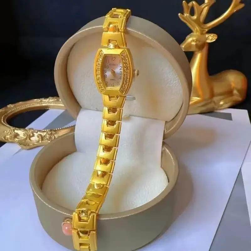 

gold will replace the new watch, the explosion is white, and the fashionable gold copper alloy mechanical mother watch