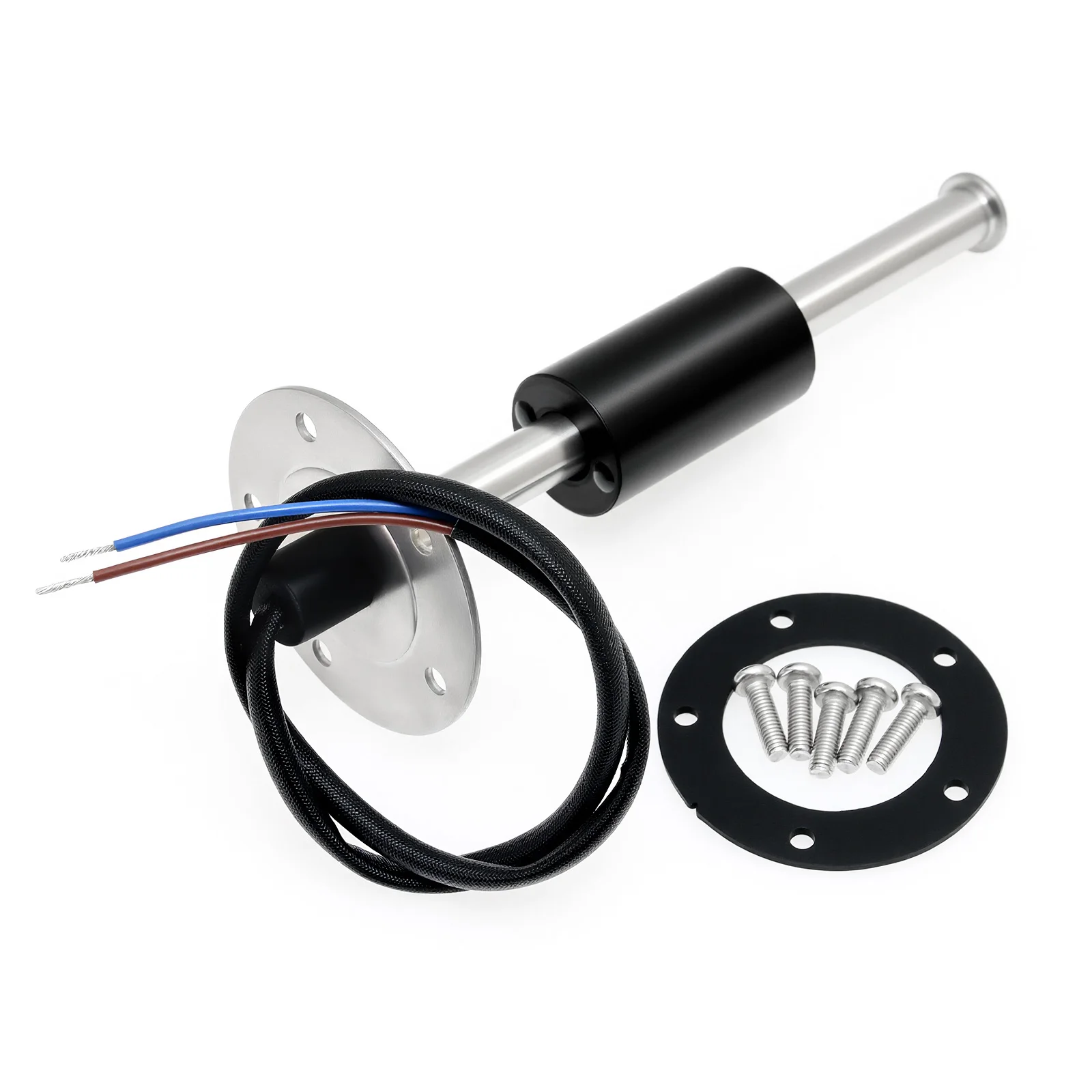 0–180 Ω Kraftstoff-Schwimmersensor + Kraftstoffstandsanzeige (Option), 7-farbige Hintergrundbeleuchtung, Kraftstofftank-Füllstandsanzeige mit Alarmlicht für Marine, Auto, Wohnmobil – Detail 14