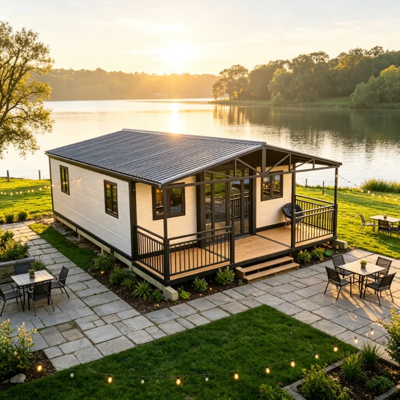 Australian Standards 20Ft 40Ft Prefabricated Container Expandable House 1 2 3 4 5 Bedroom Garden Kitchen Tiny Home Building