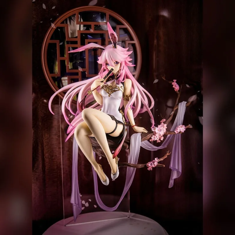 Em estoque cheongsam yae sakura [edição superior] série de animação limitada gk figura modelo estátua ornamento brinquedo da moda presente
