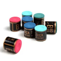 2PCS No-slip Billiard Chalks Calcium Carbonate Pool Cue Stick Chalk Snooker Easy Powder Billiard Chalk Snooker Accessories
