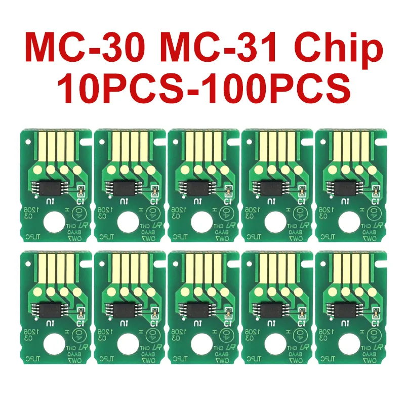 10pcs-100pcs MC30 MC-30 MC-31 MC31 유지 보수 탱크 칩 캐논 TM-200 TM-205 TM-300 TM-305 GP-5200 GP-5300 TM-5200 TM-5200