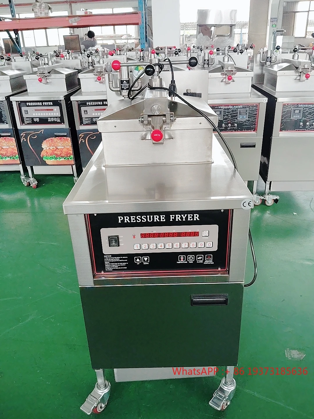 Commercial Deep Electric Gas High Quality CE ISO Henny Penny Broaster Pressure Fryer Broaster Chicken Fryer for Sale view 5
