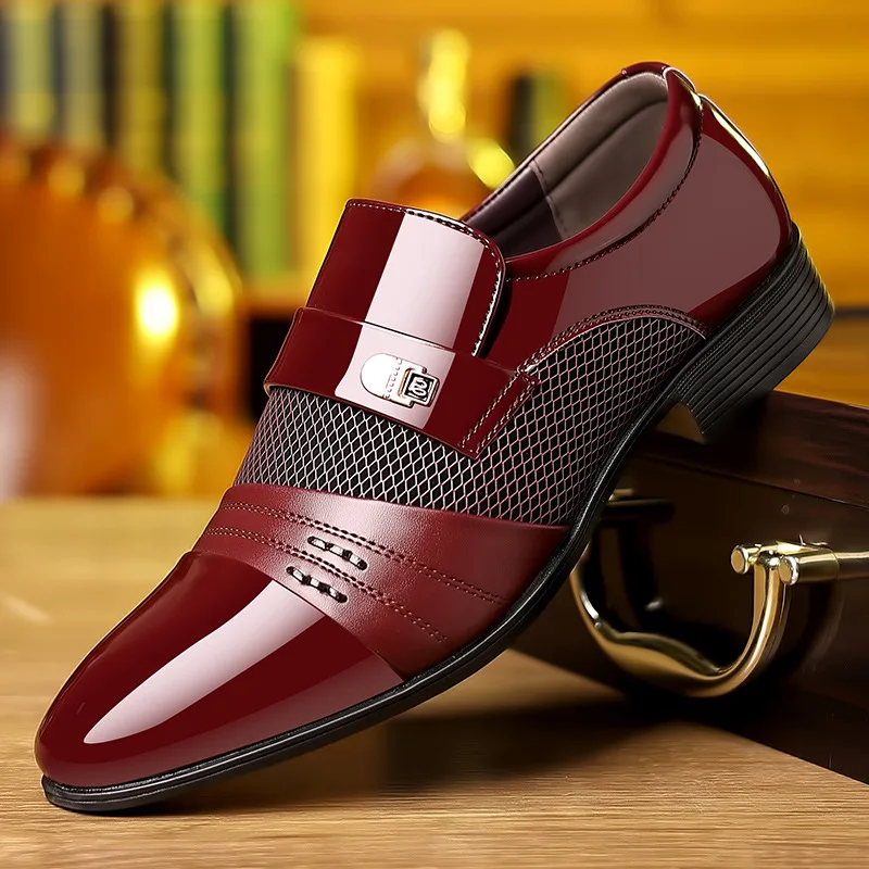 

Men's Shoes Classic Business Dress Shoes 2025 Fashion Formal Slip on Shoes for Men Oxfords Footwear Elegent Leather Shoe Loafers