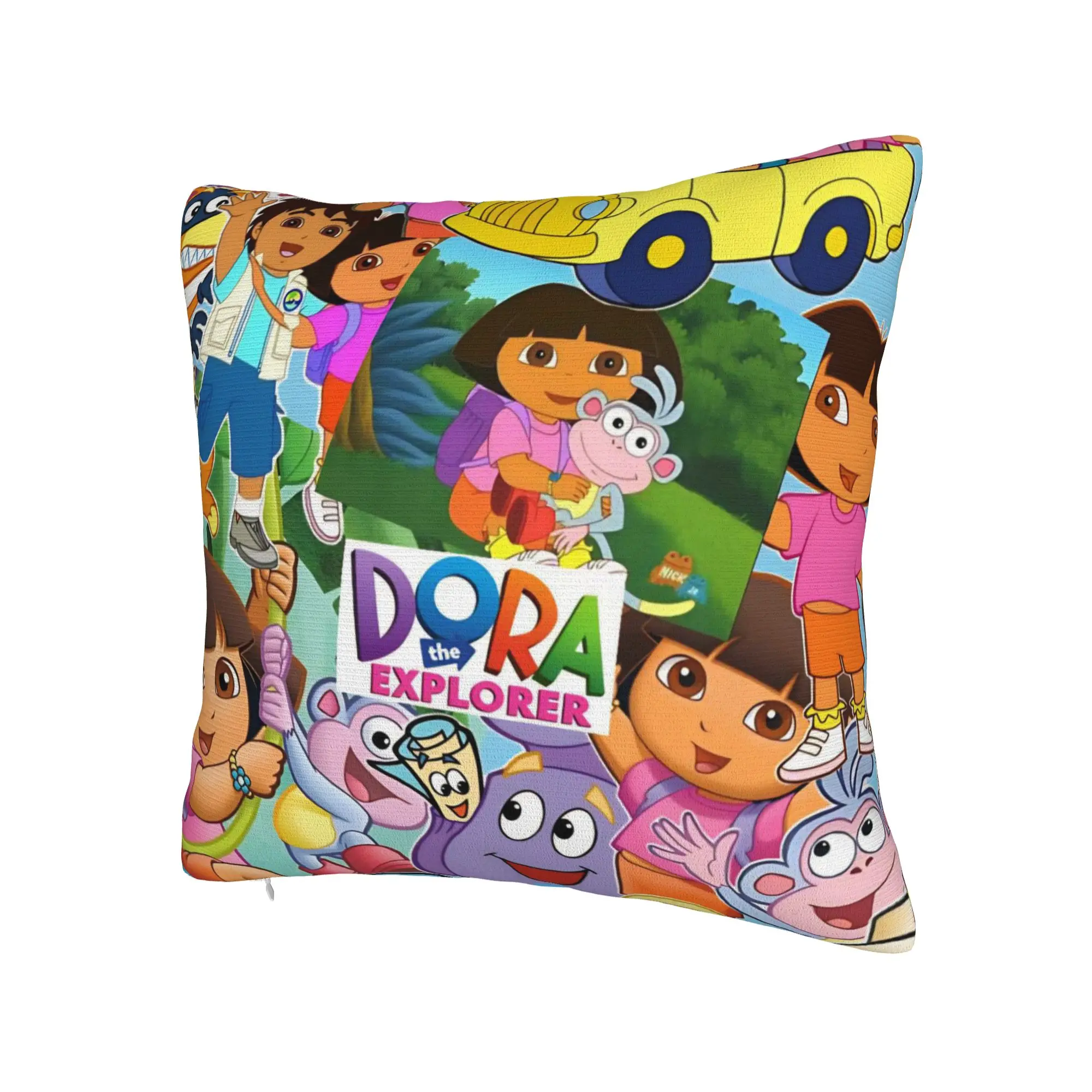 Decorative Pillow Cover D-Doras The Explorers Accessories Seat  Pillow Case Cover Square Multi-Size