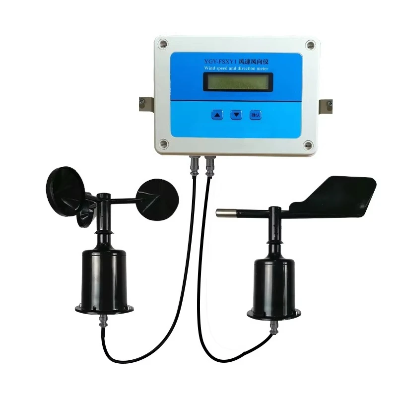 High Precision Digital RS485 Modbus Output Data Logger Weather Vane Anemometer Detector Tower Crane Wind Speed Direction Sensor