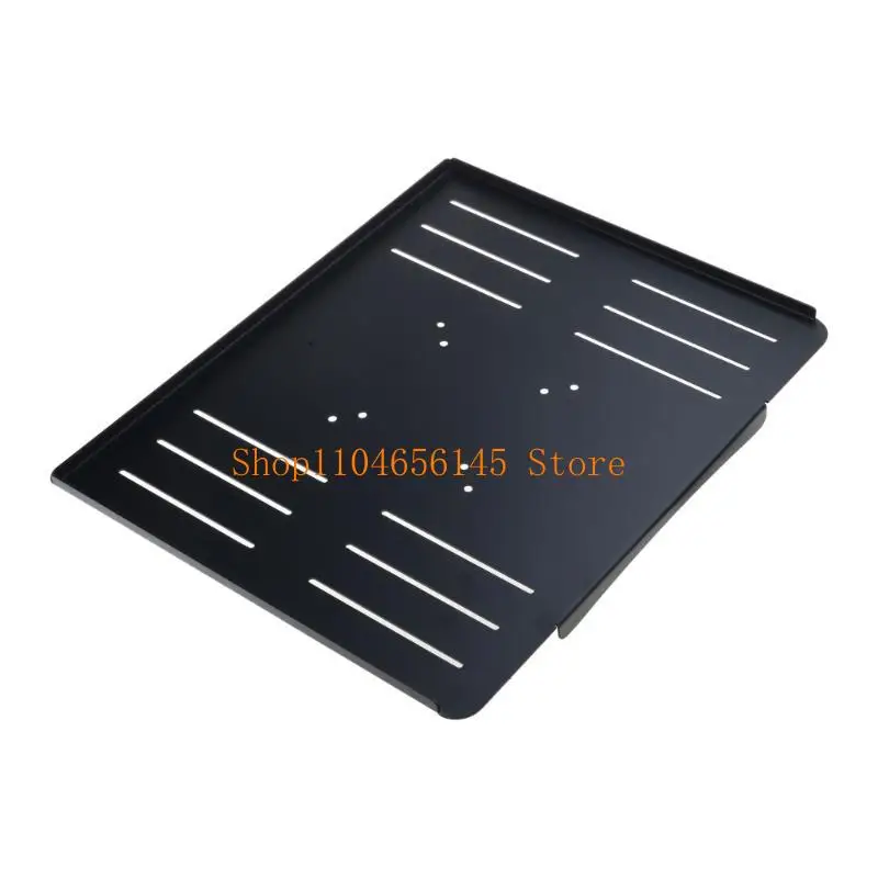 652F Metal Laptop Desk Mount Tray Stand Adjustable Stable for Office Home