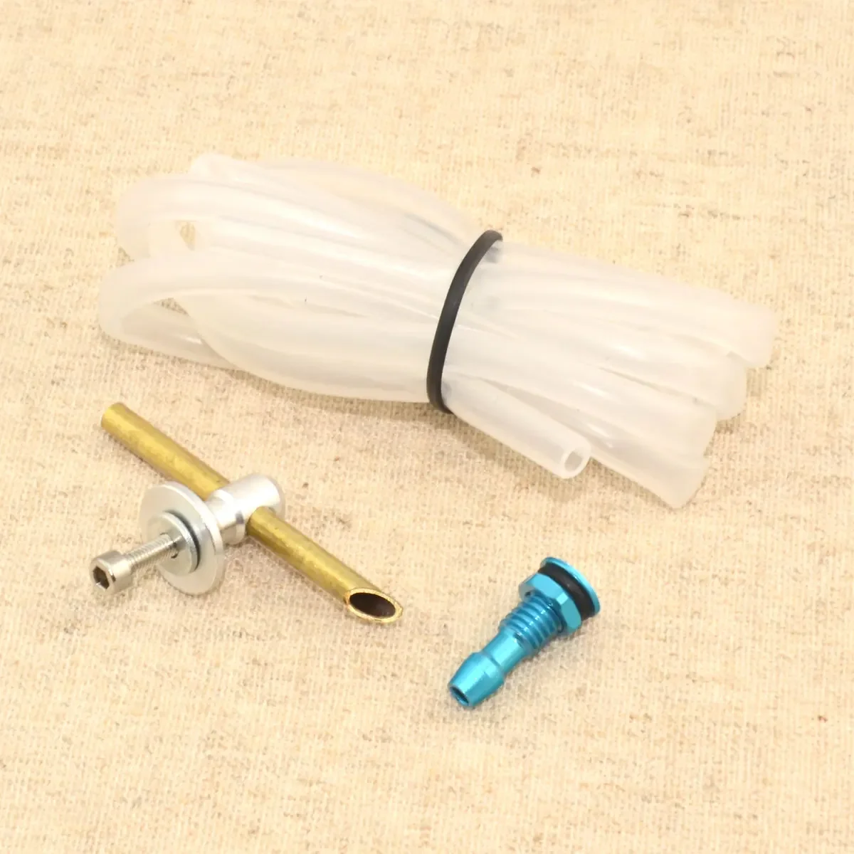 RC Boat Water Cooling Set Inlet + Outlet Mouth/Nipple/Nozzle 3x5mm Transparent Silicone Pipe L1m for Motor/ESC