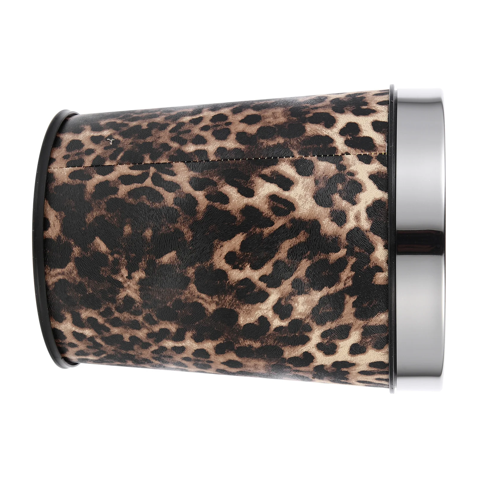 

Retro Style Large Capacity Stainless Steel Garbage Container Home Kitchen Bathroom Trash Storage Decorative Bin