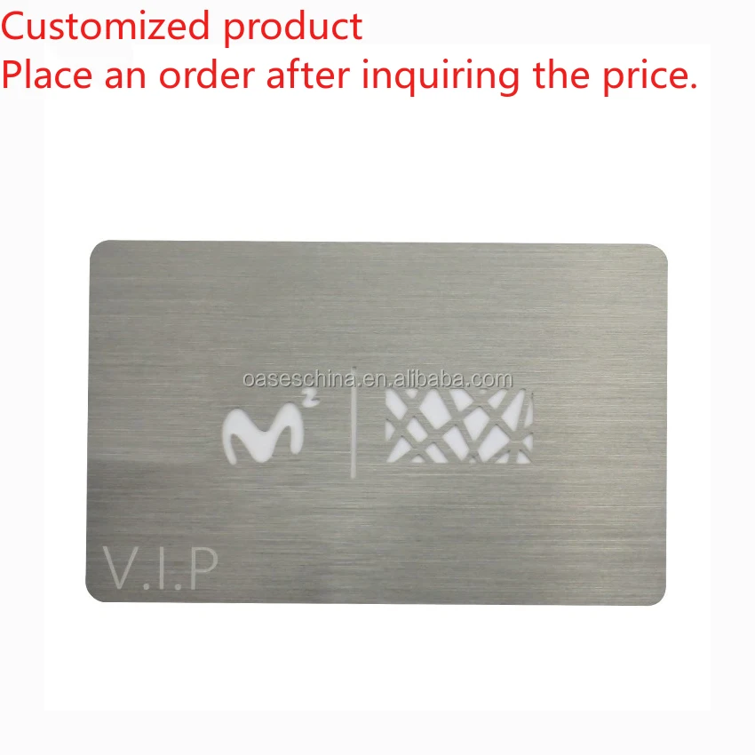 

Customized query Cheap Custom Shape or Size Stainless Steel Metal Business Cards Printing With Your Own Design Various Colors Av
