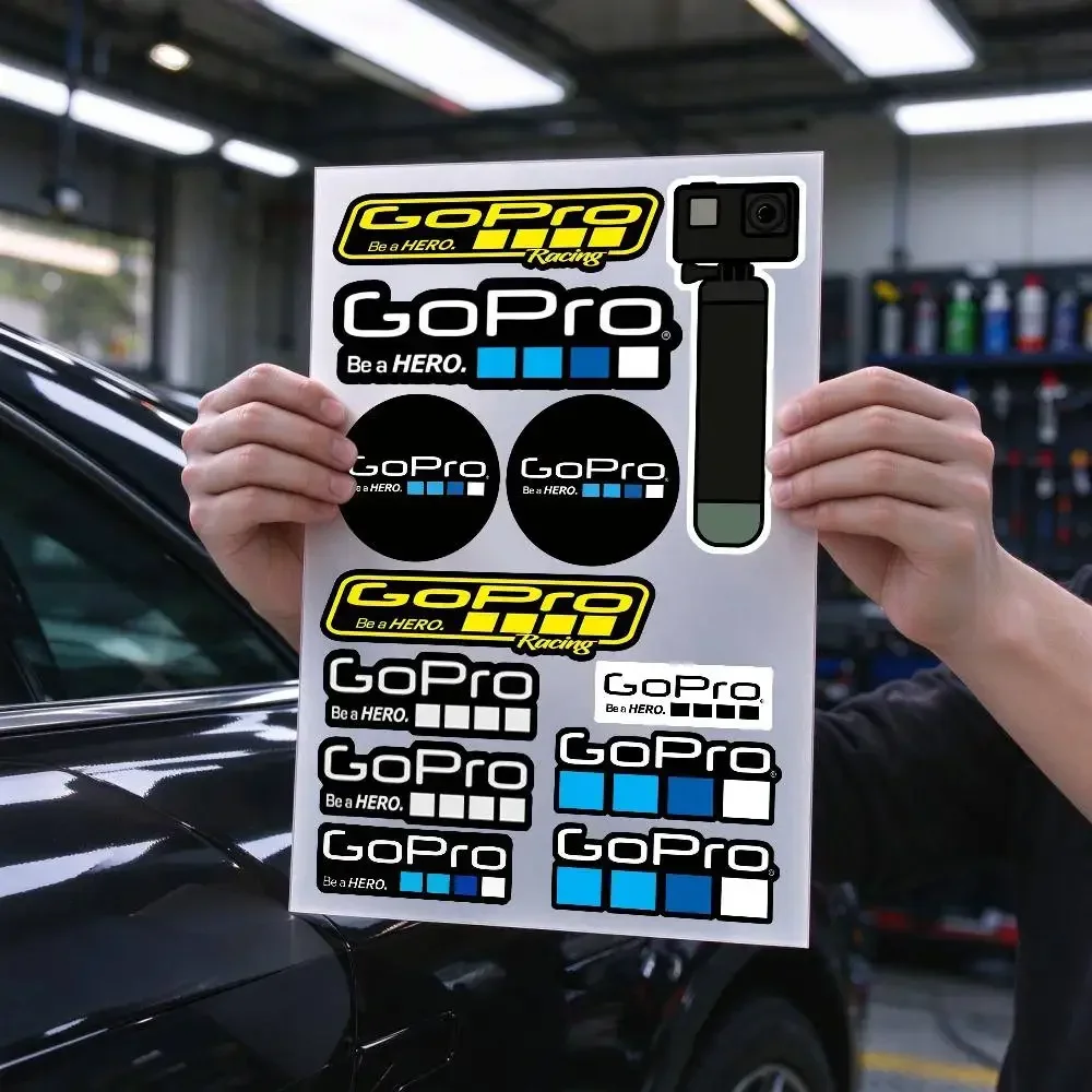 G-o-Pro Be a HERO Reflective vinyl car sticker, Japanese racing drift Motorcycle Car Decal