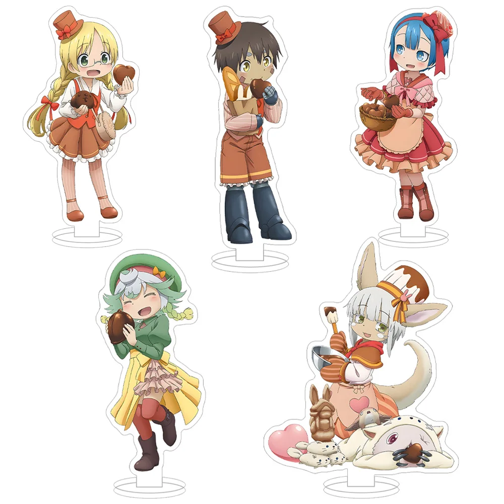 Hecho en Abismo la película: Dawn of the Deep Soul especialmente ilustrado Usagiza Faputa Riko Reg mini soporte acrílico juguete de anime