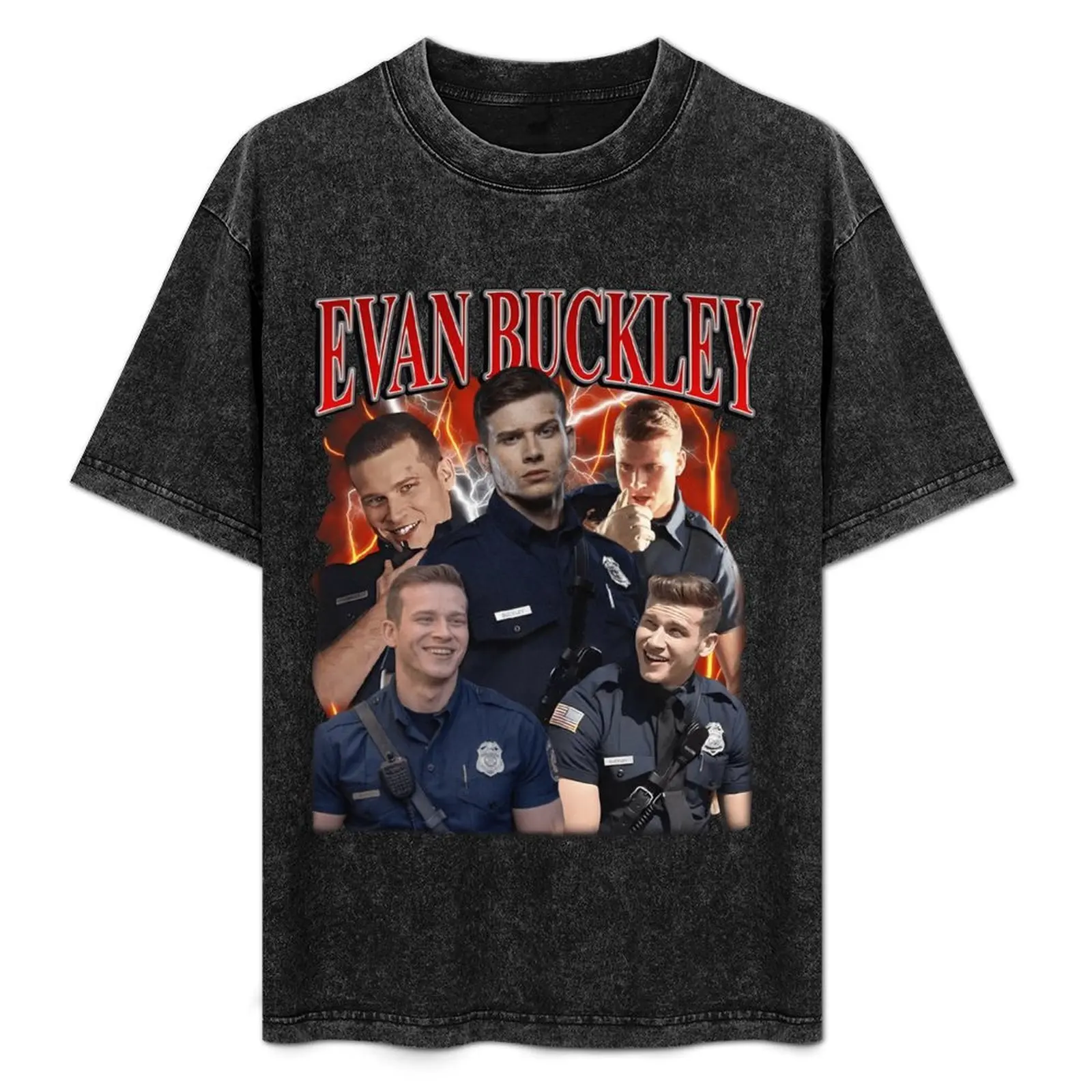 

Evan Buckley Retro 90's T-Shirt basketball graphic tees funny shirt cotton tee shirts for men