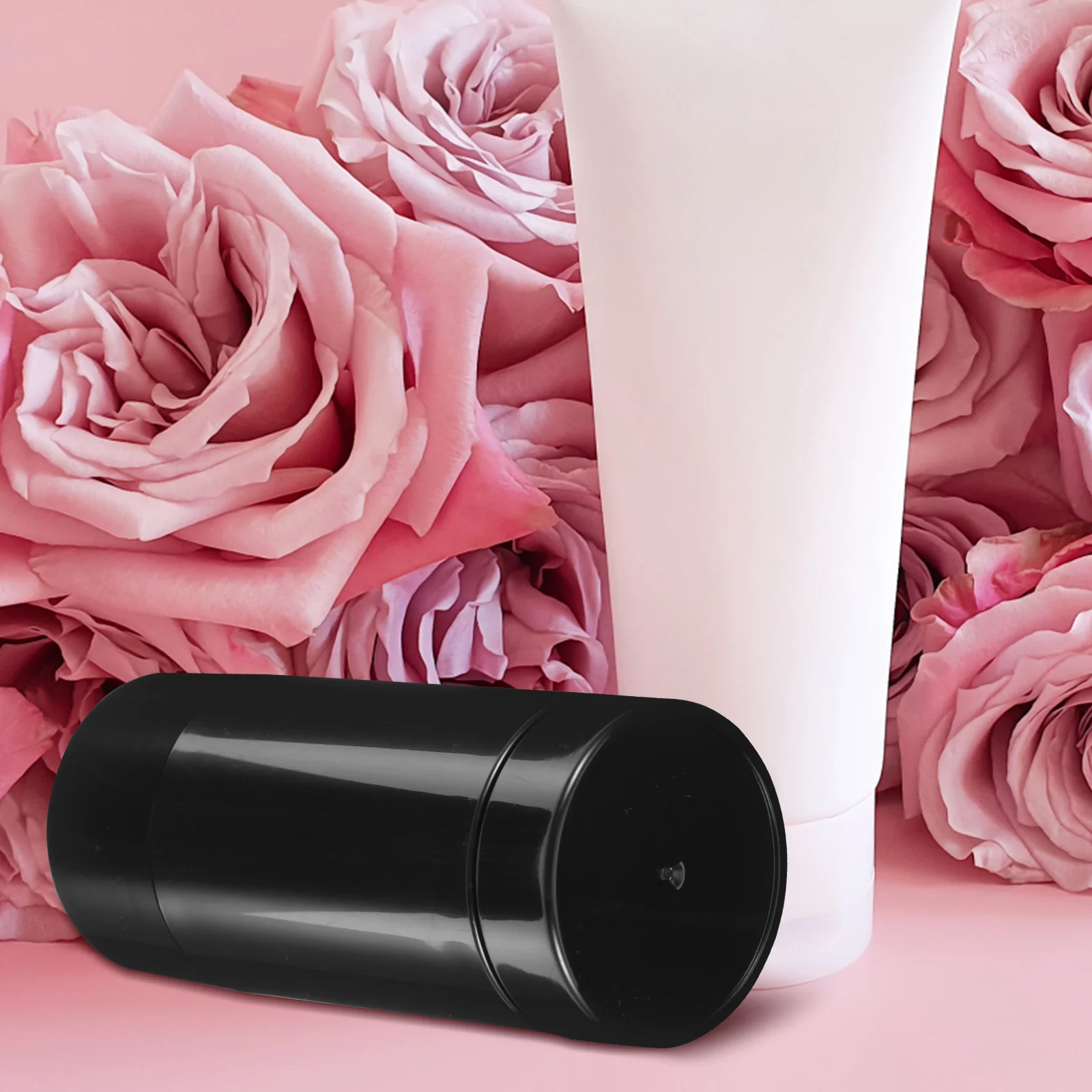 

6pcs Black Deodorant Deodorant Holder Bottles Leak Proof Refillable Containers Portable Travel Size Empty Tubes